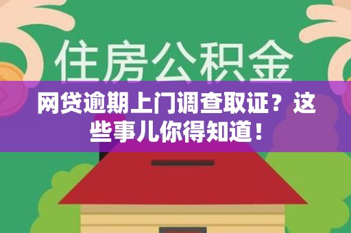 庐山网贷逾期上门调查取证？这些事儿你得知道！