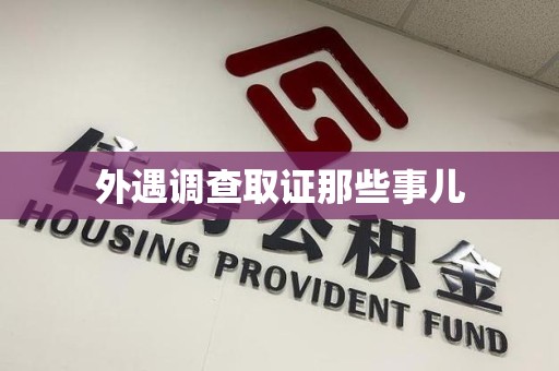 庐山外遇调查取证那些事儿