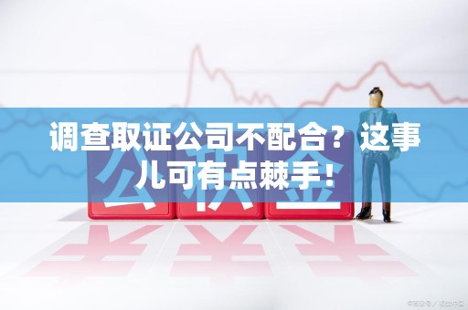 庐山调查取证公司不配合？这事儿可有点棘手！