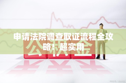 庐山申请法院调查取证流程全攻略！超实用