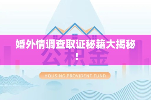 庐山婚外情调查取证秘籍大揭秘！