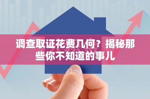 庐山调查取证花费几何？揭秘那些你不知道的事儿
