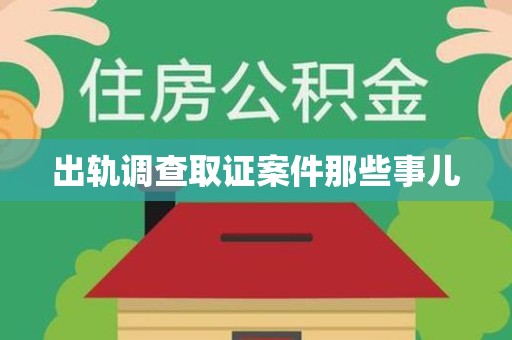庐山出轨调查取证案件那些事儿