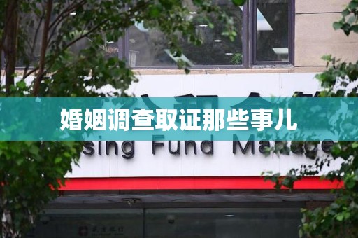 庐山婚姻调查取证那些事儿