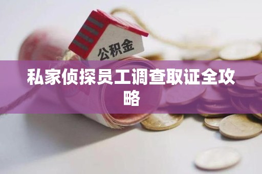 庐山私家侦探员工调查取证全攻略